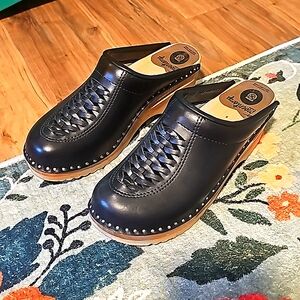 Troentorp Wright clogs - size 38 - dark blue